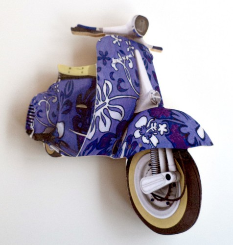 Scooter fridge magnet 60s - fridge, mod