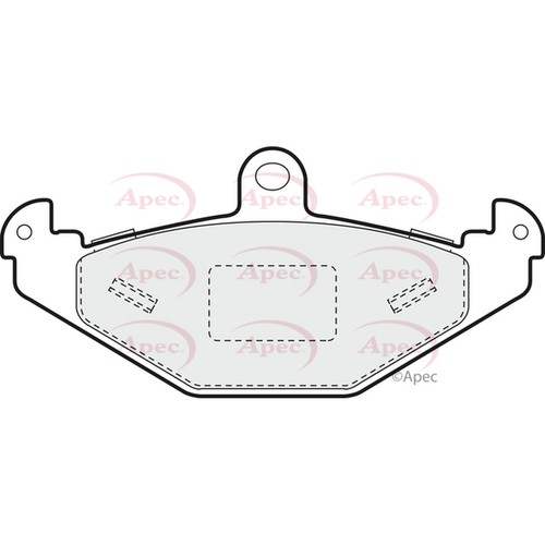 Brake pads set - pads, elise
