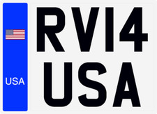RV NEW 2014 REG NUMBER PLATE RV14 USA / ROUTE 66 SWIFT MOTORHOME KONTIKI HYMER
