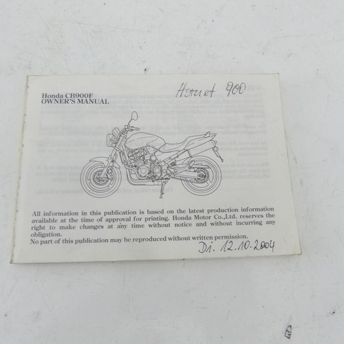 Honda 900 hornet owners - honda,