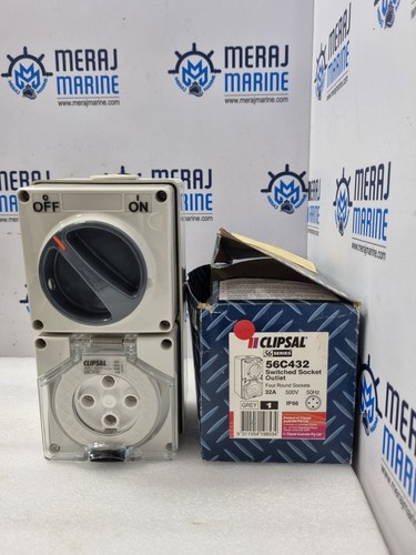 Clipsal 56c432 switched socket - clipsal,