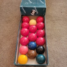 Vintage Aramith snooker balls
