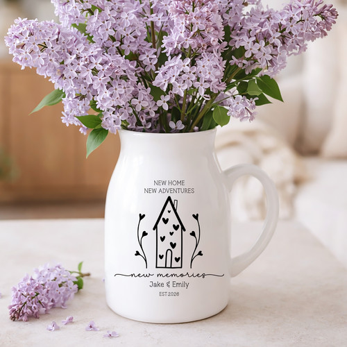 Personalised ceramic vase new - personalised,