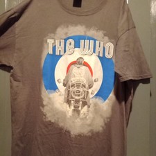 Vintage The Who Quadrophenia 2013 Tour T-Shirt UK Europe Dates Rock Band Tee XL.