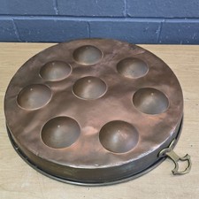 Vintage copper egg poacher - copper,