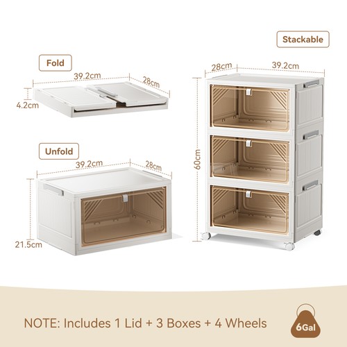Tier folding storage - folding,