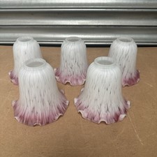 Set of 5 Cranberry Glass