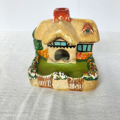 Vintage ceramic cottage - vintage,