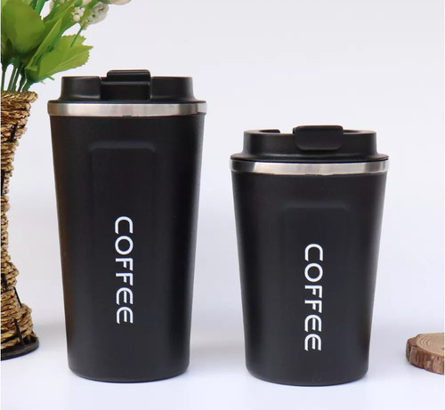 Stainless steel coffee thermos - steel,