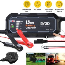 SAE Smart 12V Motorbikes Motorcycles Car Battery Charger Automatic Smart Trickle