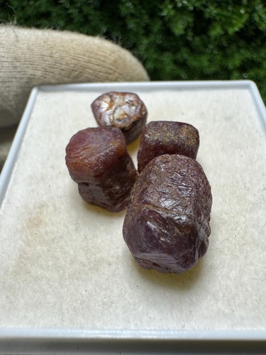 Natural rubies from - from, africa