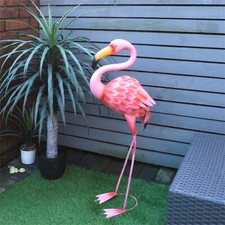 Garden Metal Flamingo Ornament