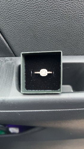 Women white gold - white, ring