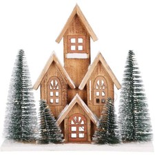 LED Wooden Christmas House