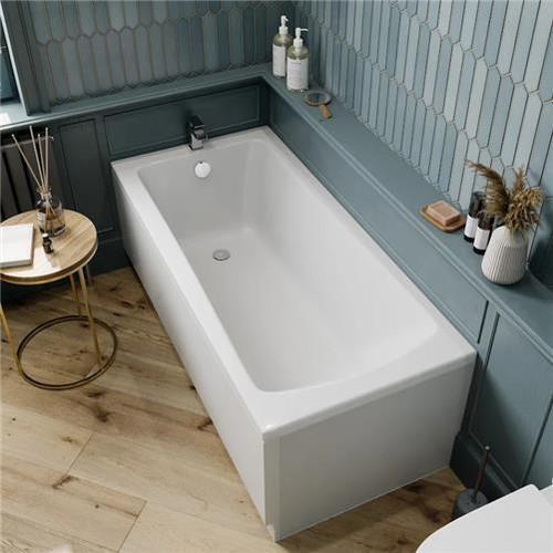 Single ended wide square bath - square,