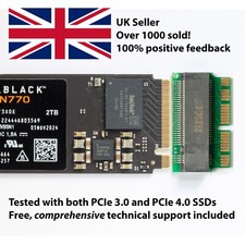 M.2 NVMe SSD adapter for Apple