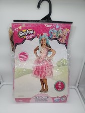 Shopkins Peppa-Mint Classic Shoppies Costume Pink Brown Ice Cream  S/P 4-6X