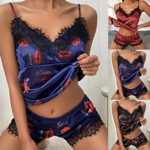 Womens sexy sleepwear - sleepwear, satin