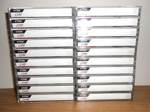Job lot tdk d90 used - lot, 20