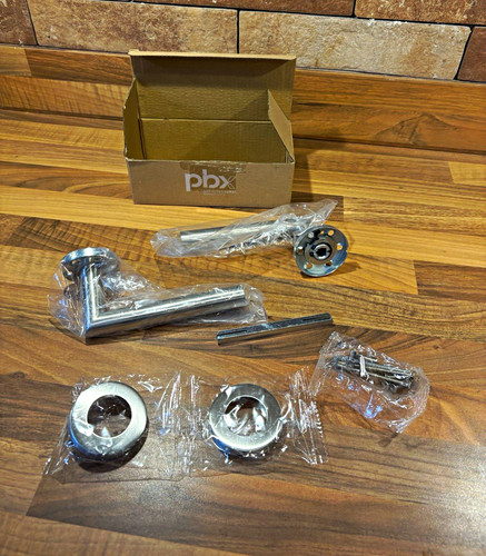 Pbx satin silver lever door - satin,