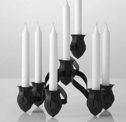 Muuto matte iron candelabra - muuto,
