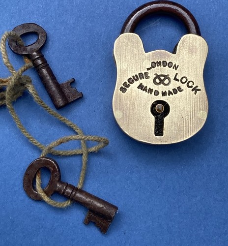 Antique padlock victorian - -,