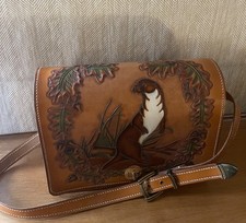 Beautiful Vintage Hand Crafted Leather Bag