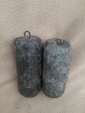 PAIR OF ANTIQUE LEAD LONCASE