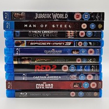 Jurassic World, Man of Steel, Captain America Civil War (Blu-ray) x Bundle
