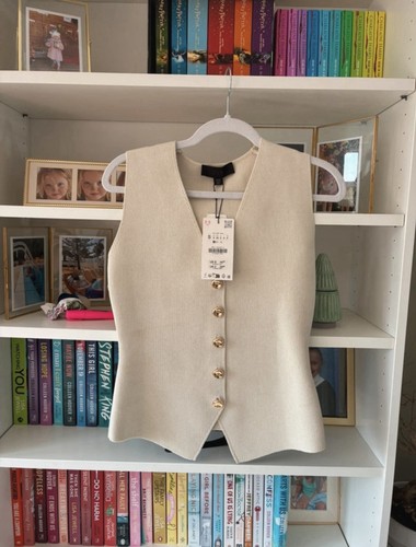 Zara cream gold - zara, button