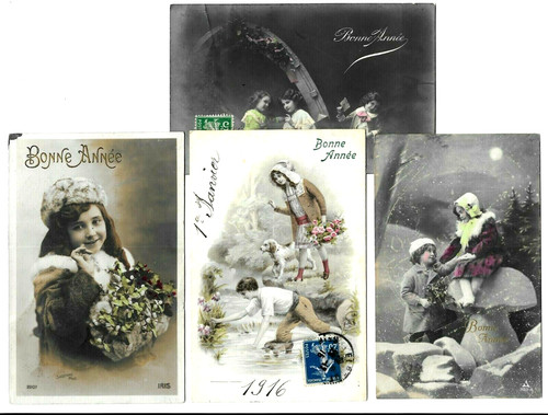 Early french bonne annee - bonne,