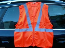 Hi Viz Vest Orange SafeGuard