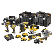 Dewalt DCK755P3T 18V Brushless 7 Piece Tool Kit 3 x 5.0Ah Battery Charger & Case