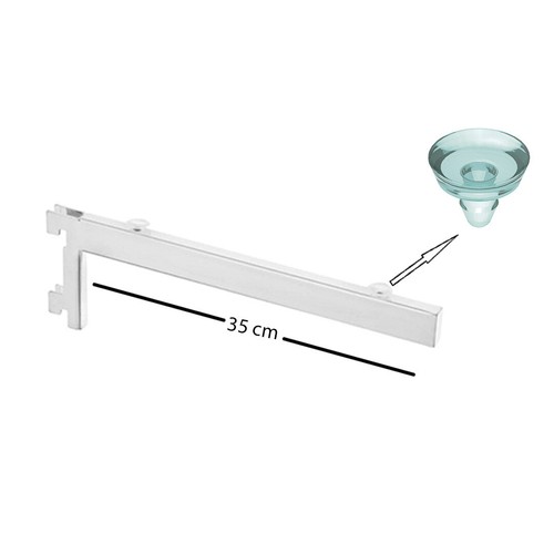 Clear tempered glass shelf - tempered,