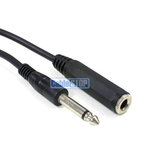 35mm mono male jack - 6.35mm,