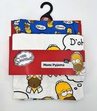 Simpsons Mens Pyjama Set 2pce  " d'oh ! "