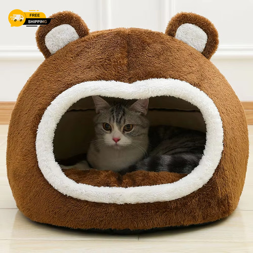 Large pet cat dog bed - cat,