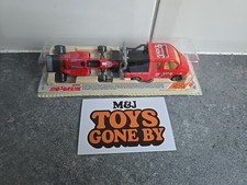 *VINTAGE MAJORETTE 1980s FORD TOW TRUCK FERRARI F1 MODEL TOY #375.