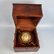 ANTIQUE GIMBAL BRASS COMPASS