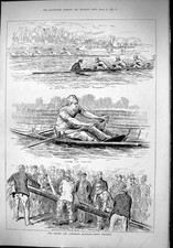 Old 1879 Oxford Cambridge Boat