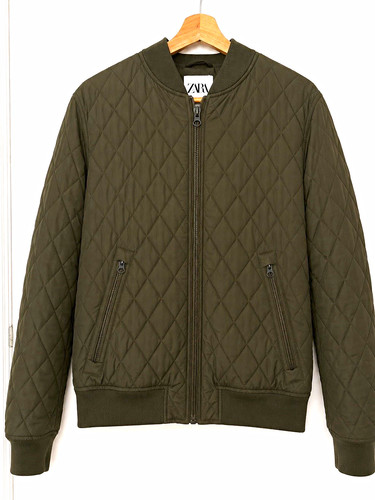 Zara quilted bomber jacket - zara,