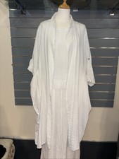 Lagenlook White Linen Quirky