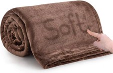 Faux Fur Warm Fleece Throw