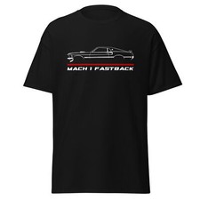 Premium T-Shirt For Ford Mustang Mach 1 Fastback 1969 Car Enthusiast Gift