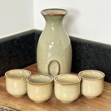 5pc Reactive Glaze Sake Set