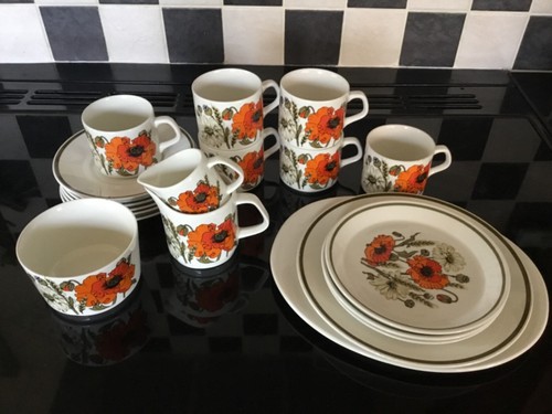 Poppy china and - china, j