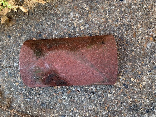 Redland concrete half round - concrete, half-round