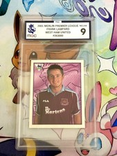 Frank Lampard MGC 9 Merlin Premier League 2001 Sticker West Ham not PSA graded 