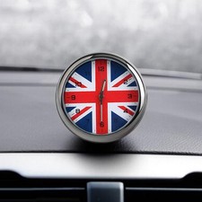 1x UK Flag Car Interior Clock