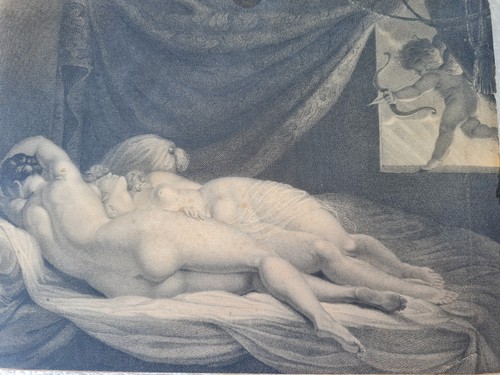 Antique 19th century stipple - 19th,